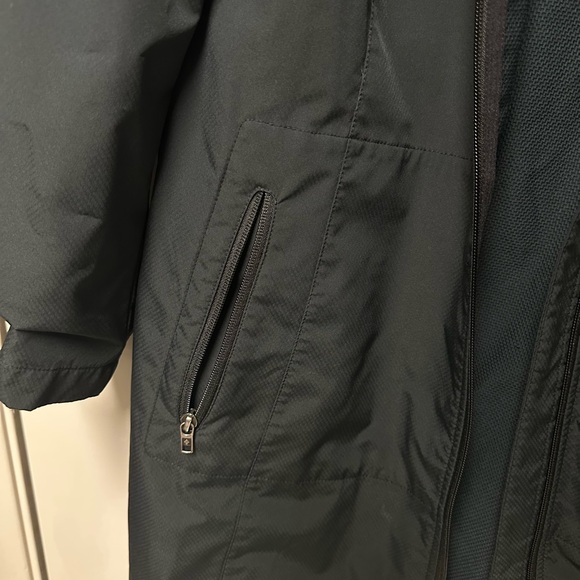 Columbia Black Hooded Raincoat - L - Picture 4 of 5